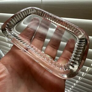 Retro Dainty Glass Tray